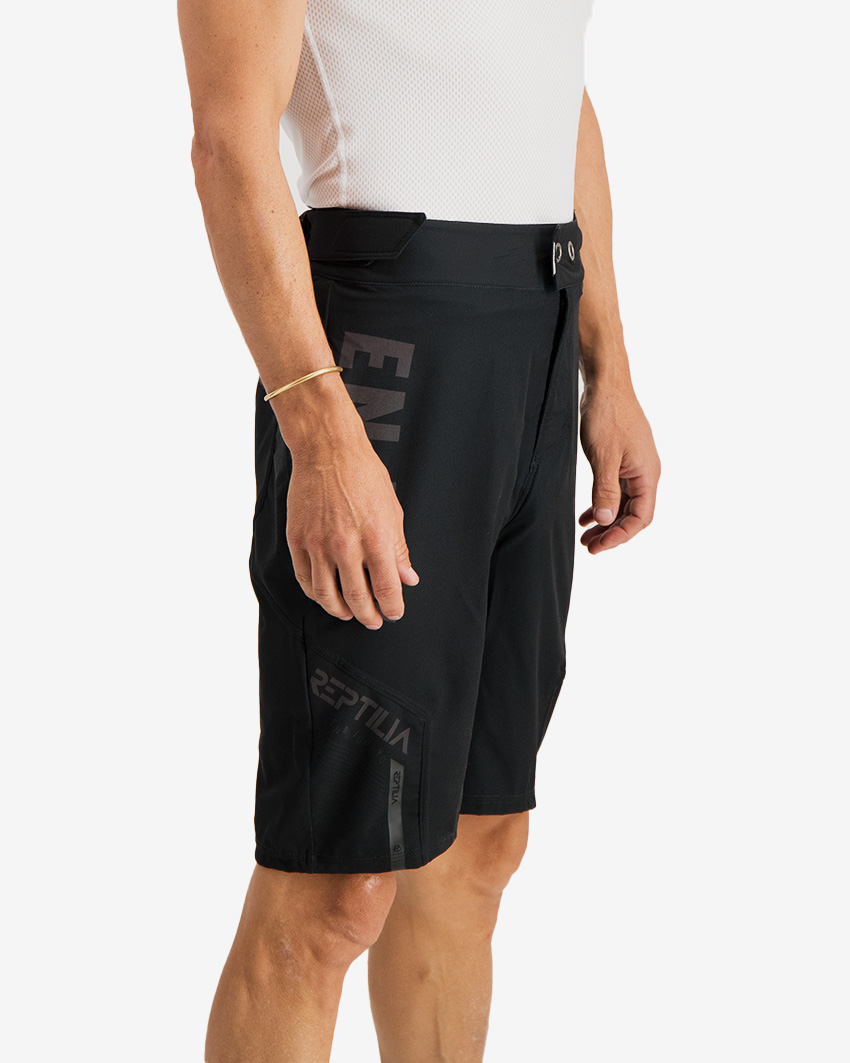 Mens-Reptilia-Shorts-Black-Side-2