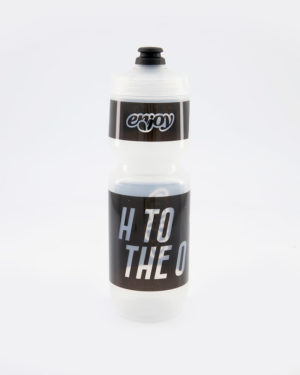Enjoy H2O clear water bottle. Designed by Enjoy. Manufactured by Purist.