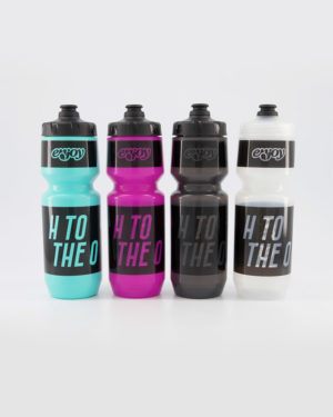 Enjoy H2O water bottle collection. Designed by Enjoy. Manufactured by Purist.