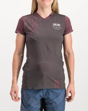 Ladies Bunk Reptilia Enduro Short Sleeve. Designed and manufactured by Enjoy cycling apparel.