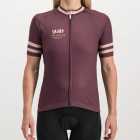 Ladies Semester maroon coloured Supremium Cycle Top. Designed and manufactured by Enjoy cycling apparel.