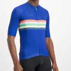Mens Rainbow Nation Richard blue coloured Octane Cycle Top. Designed and manufactured by Enjoy cycling apparel.
