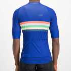 Mens Rainbow Nation Richard blue coloured Octane Cycle Top. Designed and manufactured by Enjoy cycling apparel.