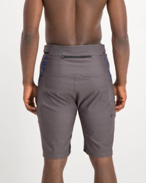 Mens grey coloured Reptilia Enduro Trail Shorts. Designed and manufactured by Enjoy cycling apparel.