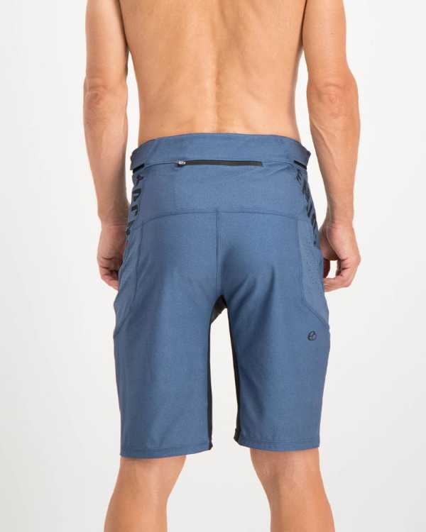 Mens Navy coloured Reptilia Enduro Trail Shorts. Designed and manufactured by Enjoy cycling apparel.