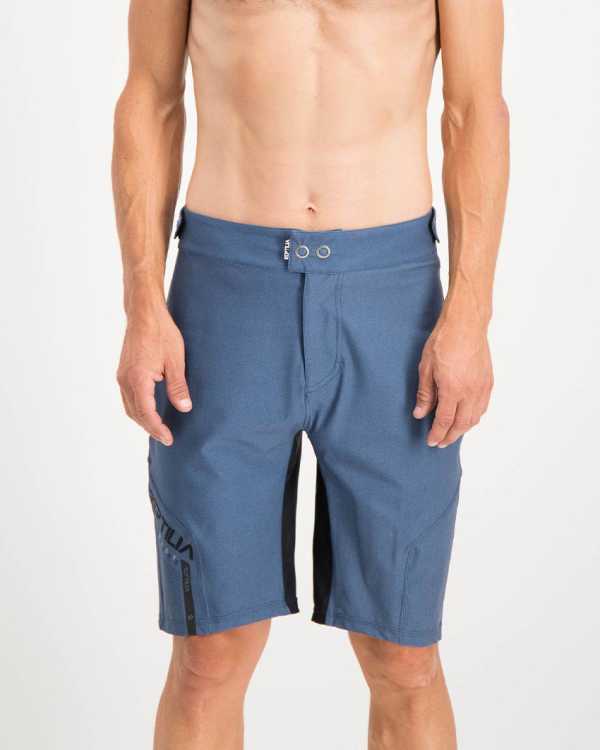 Mens Navy coloured Reptilia Enduro Trail Shorts. Designed and manufactured by Enjoy cycling apparel.