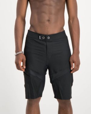 Mens Black coloured Reptilia Trail Shorts. Designed and manufactured by Enjoy cycling apparel.