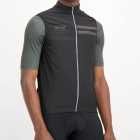 Mens Semester Black coloured Winter Gilet. Designed and manufactured by Enjoy cycling apparel.