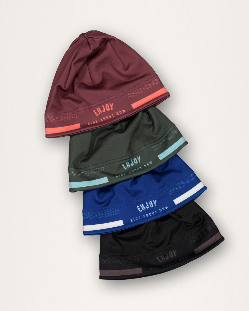 Mens Semester Fleeced Beanie in a variety of colours. Designed and manufactured by Enjoy cycling apparel.