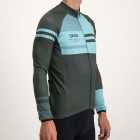 Men's Semester peat fleeced Cocoon riding jersey. Designed and manufactured by Enjoy.