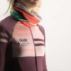 Ladies Rainbow Nation neck warmer (ladies cycling clothes). Designed and manufactured by Enjoy Cycling Apparel.