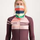 Ladies Rainbow Nation neck warmer. Designed and manufactured by Enjoy Cycling Apparel.