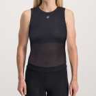 Front of the ladies cycling baselayer in the black Emotif design made by enjoy.cc