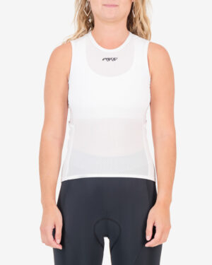 Front view of the ladies cargo baselayer in the Emotif design made by Enjoy.cc