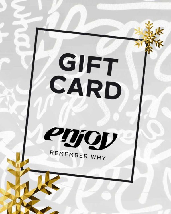 The Enjoy gift card card is the ideal gift for Christmas at Enjoy.cc