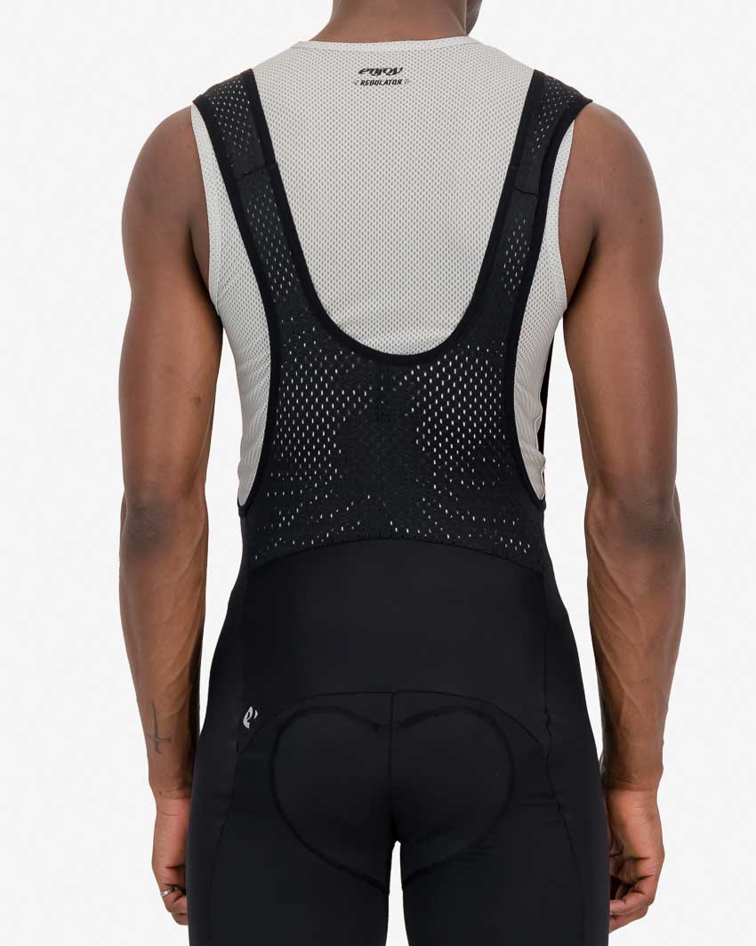 Back view of the Enjoy mens baselayer in the Emotif stone design. Made by Enjoy.cc