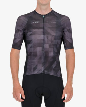 Front of the mens cycling jersey in the Pace Supremium design made by enjoy.cc