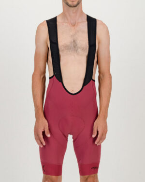 Front view of the Enjoy ProXision mens cargo bib short in the bossanova colourway made by enjoy.cc