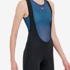 Side view of the mens sleeveless baselayer in the petrol emotif design made by Enjoy.cc