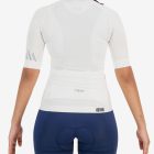 Back view of the womens octane cycle jersey in the white chevron design made by Enjoy.cc