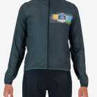 Front view of 2024 Road2Vasco mens water resistant atom jacket made by Enjoy.cc