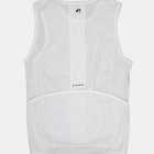 Back flat lay view of the men's cargo base layer in white made by Enjoy.cc