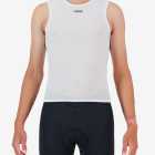 Front view of the men's cargo base layer in the Emotif white design made by Enjoy.cc