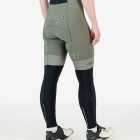 Back view of the Enjoy women's fleeced legwarmer with reflective detailing made by Enjoy.cc