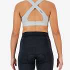 Back view of the Enjoy women's sports bra in the stone colour way available at Enjoy.cc
