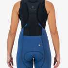 Back view of the Enjoy women's fleeced baselayer in black with vinyl detailing made by Enjoy.cc