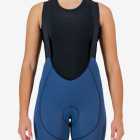 Front view of the Enjoy women's fleeced baselayer in black with vinyl detailing made by Enjoy.cc