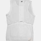 Back flat lay view of the women's cargo baselayer in the Emotif white design made by Enjoy.cc