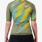 Back view of the women's Canola Roller cycling jersey design by Enjoy.