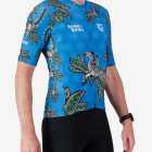 Side view of the Enjoy Supremium men's cycling jersey in the 2024 Berg & Bush design by Enjoy.cc