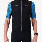 Front of the mens winter cycling gilet in the 2024 Berg & Bush design made by Enjoy.cc