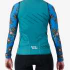 Back of the women's winter cycling gilet in the 2024 Berg & Bush design made by Enjoy.cc