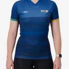 Front view of the Enjoy womens trail tee in the Tygerberg MTB club design made by Enjoy.cc
