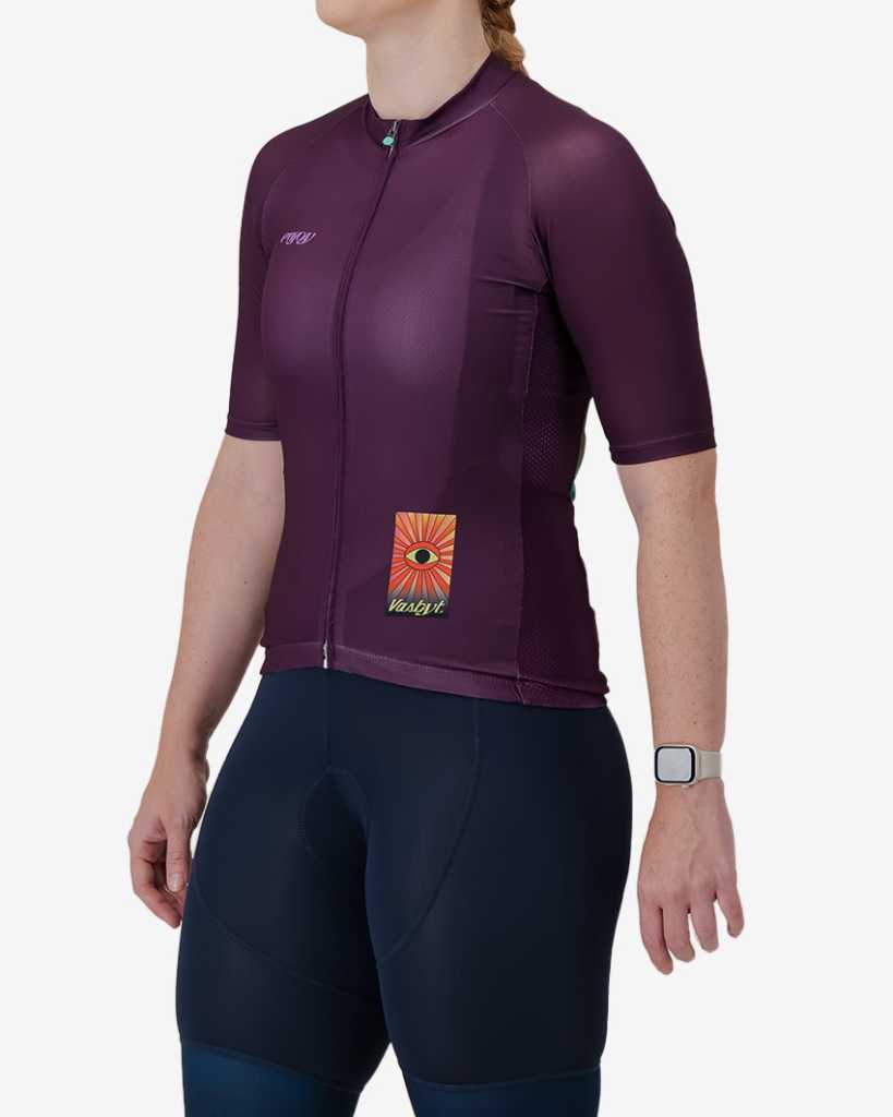 Supremium Womens Cycling Jersey | Supremium |Vasbyt | Plum | Enjoy.cc