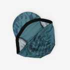 Flatlay back view of a DriFit unisex casquette in aqua colour Warp design made by enjoy.cc