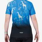 Back view of the Enjoy Mobilitee women's trail tee in the 2025 Berg & Bush design by Enjoy.cc