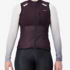Front view of the Thermal womens cycling gilet in Petrol blue design by Enjoy.cc
