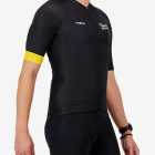 Side view of the men's Supremium cycling jersey in the 2025 Canola Roller design by Enjoy.cc