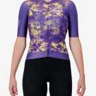 Front view of the Womens Semi Custom Proxision cycling jersey in a purple tie-dye design Enjoy.cc