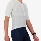 Side view of the Climber men's cycling jersey in a cream colour block design made by enjoy.cc