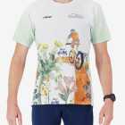 Front view of the Enjoy Mobilitee men's trail tee in the Bottelary Hills Conservancy design by Enjoy.cc