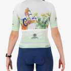 Back view of the Octane women's cycling jersey in a Bottelary Hills Conservancy design made by enjoy.cc