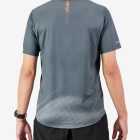 Back view of the Enjoy men's Activ Tee in Charcoal made by Enjoy.cc