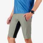 Left Side view of the Enjoy men's Aline Trail Shorts in Olive made by Enjoy.cc