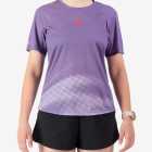 Front view of the Enjoy women's Activ Tee in Purple made by Enjoy.cc
