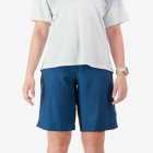 Front view of the Enjoy Women's Aline Trail Shorts in Petrol made by Enjoy.cc